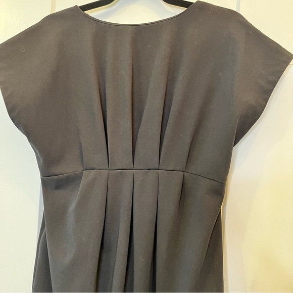 ZARA Little Black Dress Short Sleeve Tulip Dress, Shift Mini Dress Size M - Picture 4 of 5